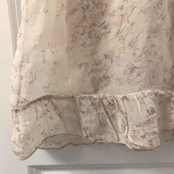 Tendenze Floral Silk Sleeveless Top Made in Italy (NWT) - Picture 5 of 15